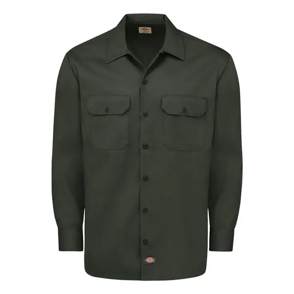Dickies Men's Tall Long Sleeve Work Shirt - Dickies Men's Tall Long Sleeve Work Shirt - Image 17 of 20