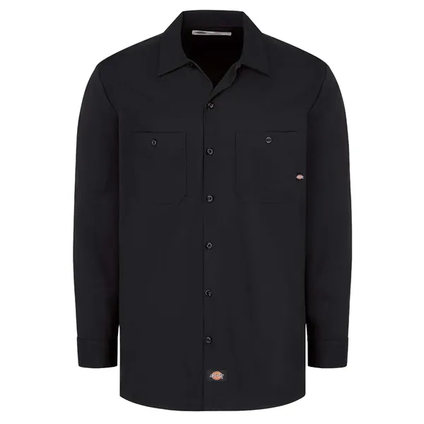 Dickies Men's Industrial Cotton Long Sleeve Work Shirt - Dickies Men's Industrial Cotton Long Sleeve Work Shirt - Image 1 of 4