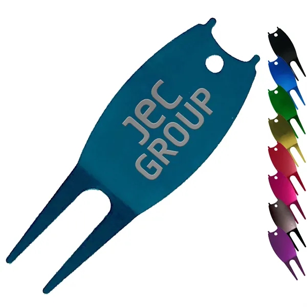 Aluminum Laser Engraved Divot Tool - Aluminum Laser Engraved Divot Tool - Image 0 of 9