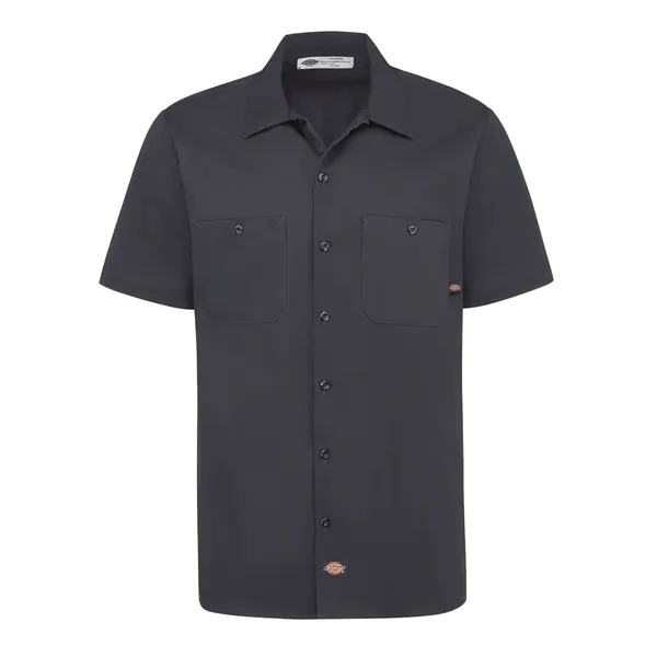 Dickies Men's Industrial Short Sleeve Cotton Work Shirt - Dickies Men's Industrial Short Sleeve Cotton Work Shirt - Image 4 of 6