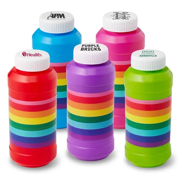 8 oz. Pride Bubbles with Cap Imprint - 8 oz. Pride Bubbles with Cap Imprint - Image 0 of 6