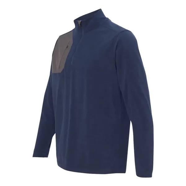 DRI DUCK Men's Interval DDX Quarter-Zip Nano Fleece Nylon... - DRI DUCK Men's Interval DDX Quarter-Zip Nano Fleece Nylon... - Image 2 of 3
