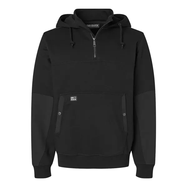 DRI DUCK Men's Mission Quarter-Zip Hooded Pullover - DRI DUCK Men's Mission Quarter-Zip Hooded Pullover - Image 1 of 6