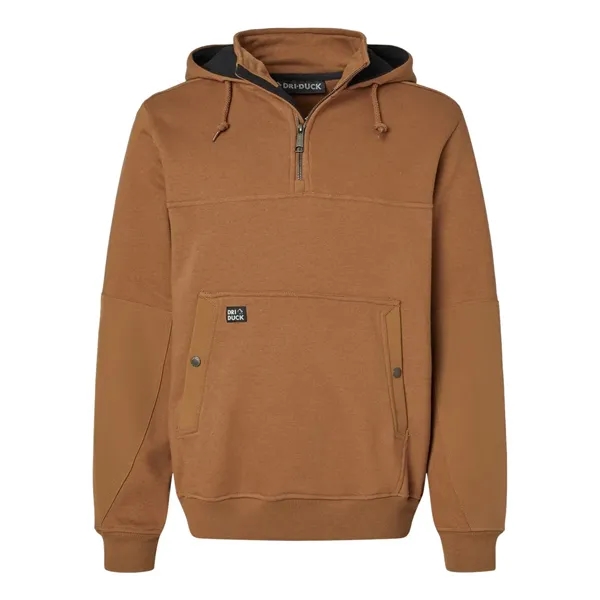 DRI DUCK Men's Mission Quarter-Zip Hooded Pullover - DRI DUCK Men's Mission Quarter-Zip Hooded Pullover - Image 5 of 6