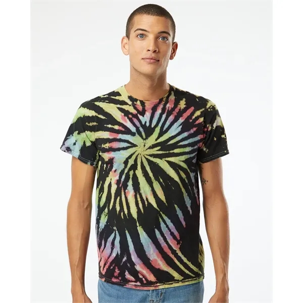 Dyenomite Unisex Multi-Color Spiral Tie-Dyed T-Shirt - Dyenomite Unisex Multi-Color Spiral Tie-Dyed T-Shirt - Image 0 of 2