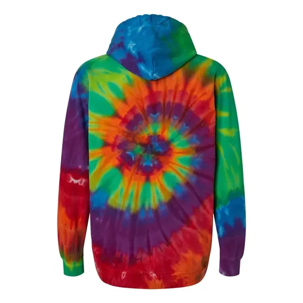 Dyenomite Unisex Multi-Color Spiral Tie-Dyed Hooded Sweat... - Dyenomite Unisex Multi-Color Spiral Tie-Dyed Hooded Sweat... - Image 4 of 4