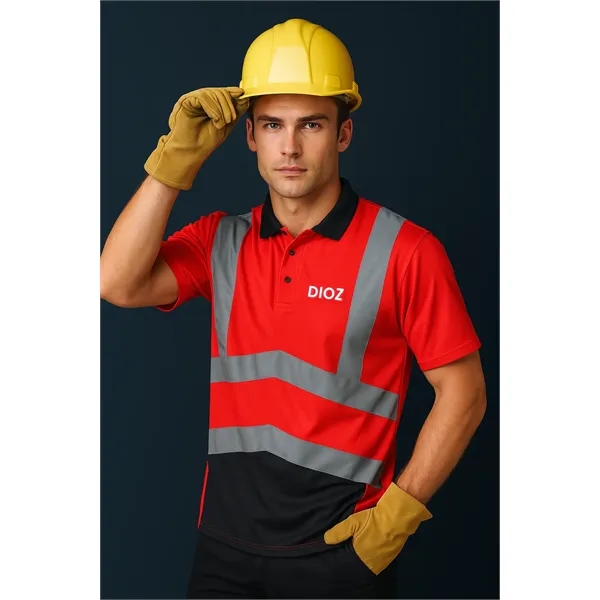DG02 Reflective Uniform Polo Shirt - DG02 Reflective Uniform Polo Shirt - Image 1 of 3