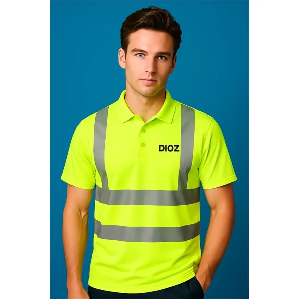DG02 Reflective Uniform Polo Shirt - DG02 Reflective Uniform Polo Shirt - Image 2 of 3