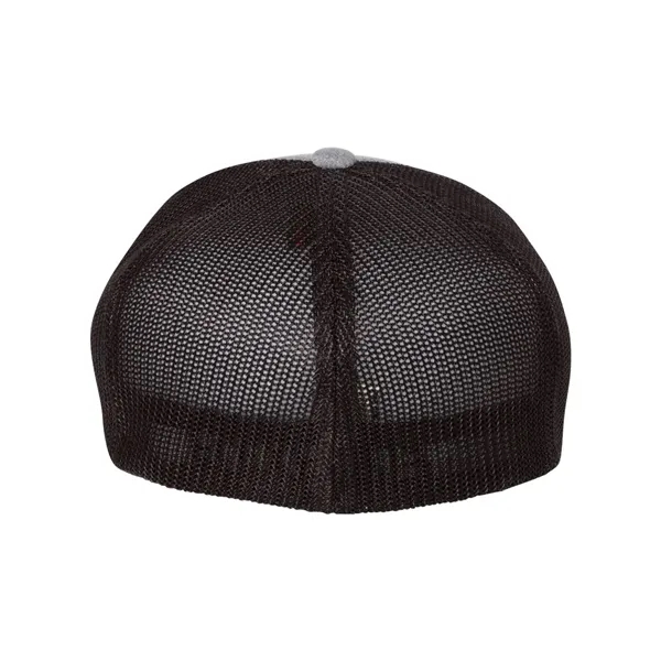 Flexfit Melange Trucker Cap - Flexfit Melange Trucker Cap - Image 7 of 11