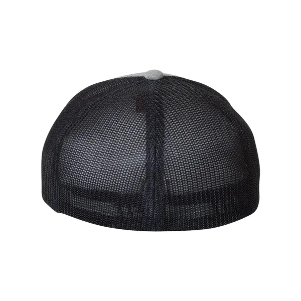 Flexfit Melange Trucker Cap - Flexfit Melange Trucker Cap - Image 9 of 11
