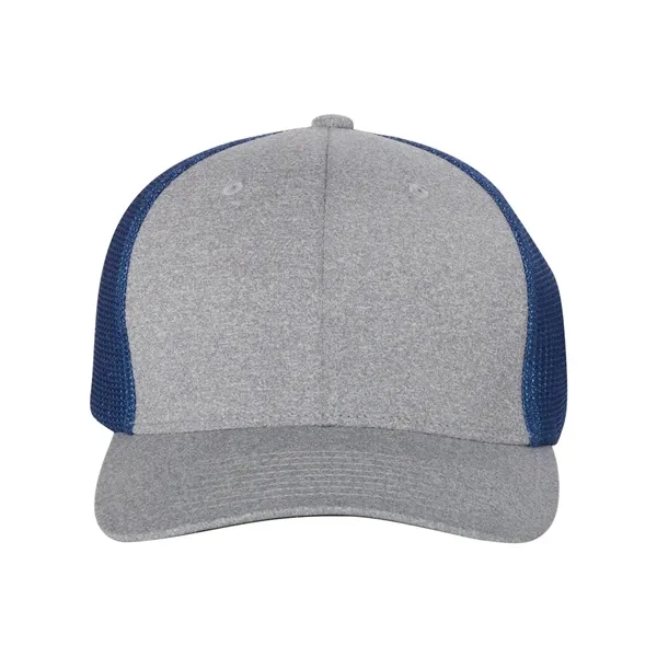 Flexfit Melange Trucker Cap - Flexfit Melange Trucker Cap - Image 10 of 11