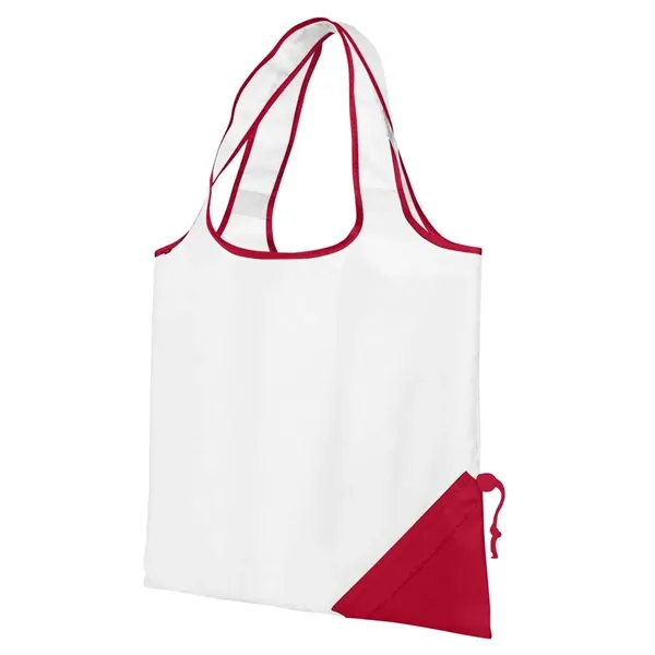 Gemline Latitudes Foldaway Shopper Tote - Gemline Latitudes Foldaway Shopper Tote - Image 3 of 3