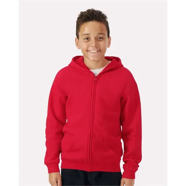 Gildan Youth Heavy Blend™ Full-Zip Hooded Sweatshirt - Gildan Youth Heavy Blend™ Full-Zip Hooded Sweatshirt - Image 0 of 10