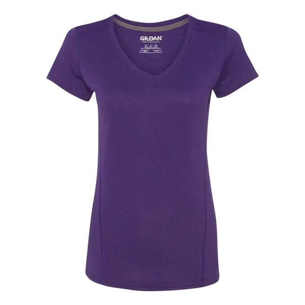 Gildan Women's Performance® Tech V-Neck T-Shirt - Gildan Women's Performance® Tech V-Neck T-Shirt - Image 0 of 9
