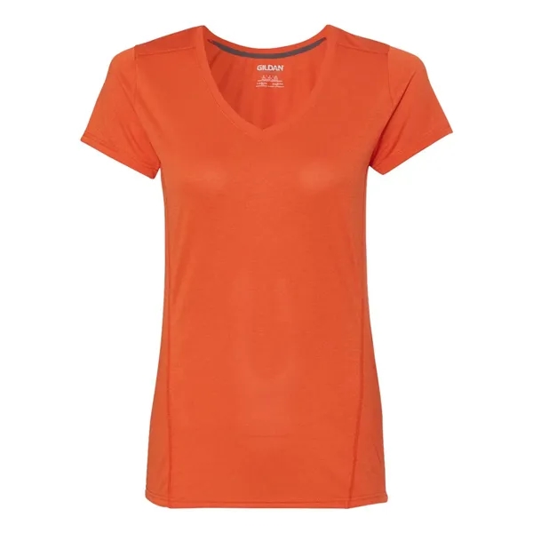 Gildan Women's Performance® Tech V-Neck T-Shirt - Gildan Women's Performance® Tech V-Neck T-Shirt - Image 1 of 9