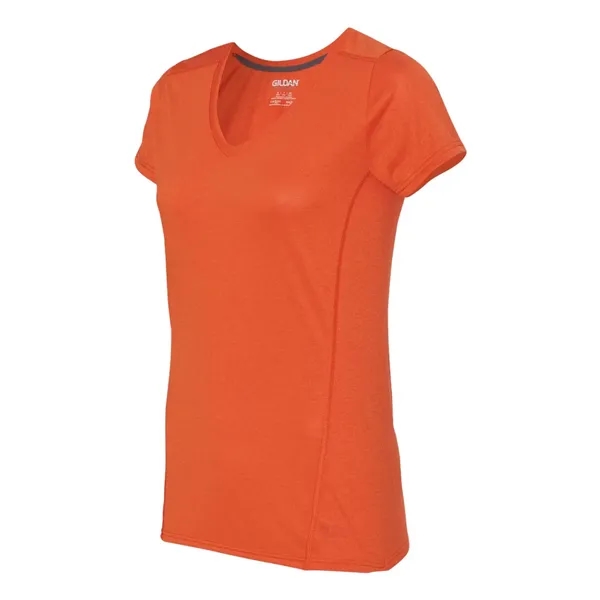 Gildan Women's Performance® Tech V-Neck T-Shirt - Gildan Women's Performance® Tech V-Neck T-Shirt - Image 2 of 9