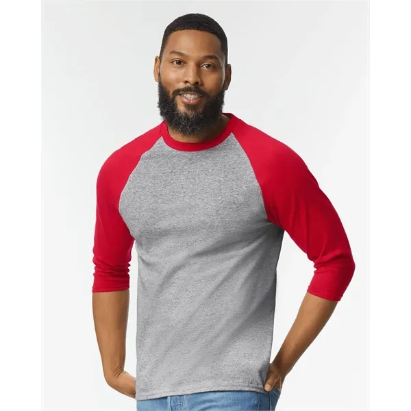 Gildan Unisex Heavy Cotton™ Raglan Three-Quarter Sleeve T... - Gildan Unisex Heavy Cotton™ Raglan Three-Quarter Sleeve T... - Image 0 of 27