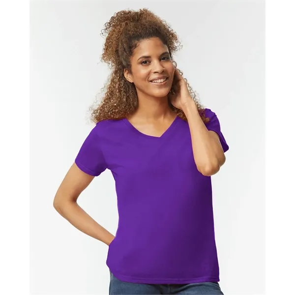 Gildan Women's Heavy Cotton™ V-Neck T-Shirt - Gildan Women's Heavy Cotton™ V-Neck T-Shirt - Image 0 of 40