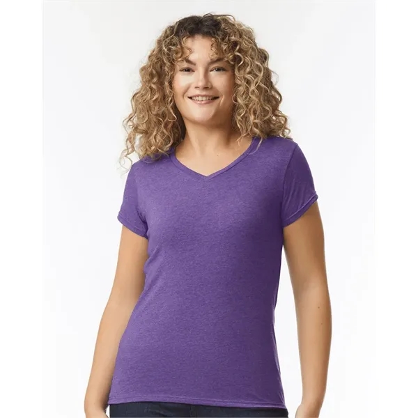 Gildan Women's Softstyle® V-Neck T-Shirt - Gildan Women's Softstyle® V-Neck T-Shirt - Image 0 of 23