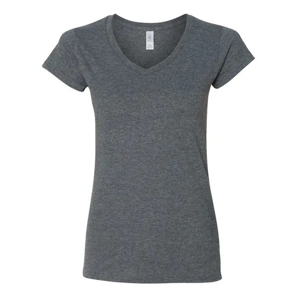 Gildan Women's Softstyle® V-Neck T-Shirt - Gildan Women's Softstyle® V-Neck T-Shirt - Image 9 of 23