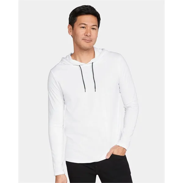 Gildan Men's Softstyle® Lightweight Hooded Long Sleeve T-... - Gildan Men's Softstyle® Lightweight Hooded Long Sleeve T-... - Image 0 of 12