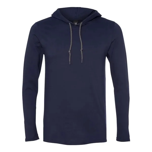 Gildan Men's Softstyle® Lightweight Hooded Long Sleeve T-... - Gildan Men's Softstyle® Lightweight Hooded Long Sleeve T-... - Image 4 of 12
