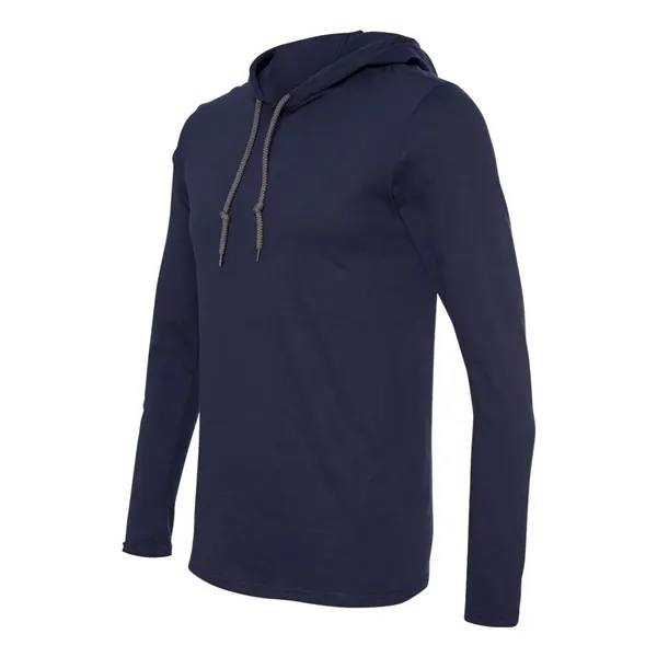 Gildan Men's Softstyle® Lightweight Hooded Long Sleeve T-... - Gildan Men's Softstyle® Lightweight Hooded Long Sleeve T-... - Image 5 of 12
