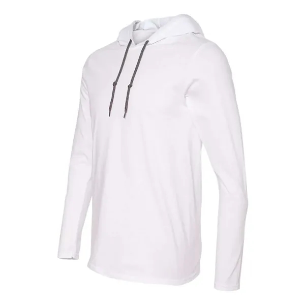 Gildan Men's Softstyle® Lightweight Hooded Long Sleeve T-... - Gildan Men's Softstyle® Lightweight Hooded Long Sleeve T-... - Image 10 of 12