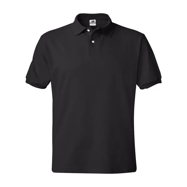 Hanes Men's Ecosmart® Jersey Polo - Hanes Men's Ecosmart® Jersey Polo - Image 4 of 45