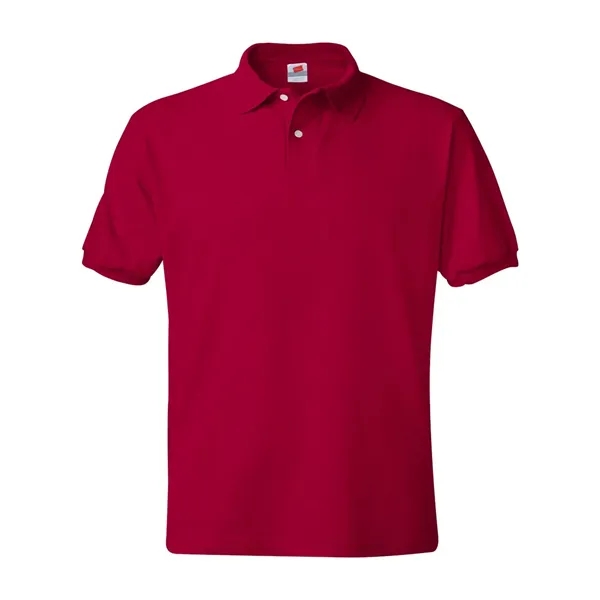 Hanes Men's Ecosmart® Jersey Polo - Hanes Men's Ecosmart® Jersey Polo - Image 13 of 45