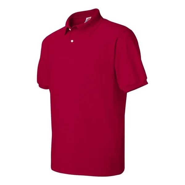 Hanes Men's Ecosmart® Jersey Polo - Hanes Men's Ecosmart® Jersey Polo - Image 14 of 45