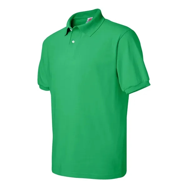 Hanes Men's Ecosmart® Jersey Polo - Hanes Men's Ecosmart® Jersey Polo - Image 20 of 45