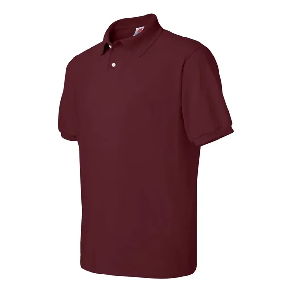 Hanes Men's Ecosmart® Jersey Polo - Hanes Men's Ecosmart® Jersey Polo - Image 30 of 45