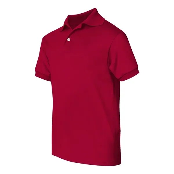 Hanes Youth Ecosmart® Jersey Polo - Hanes Youth Ecosmart® Jersey Polo - Image 8 of 24