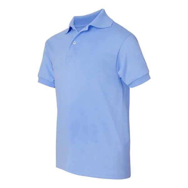Hanes Youth Ecosmart® Jersey Polo - Hanes Youth Ecosmart® Jersey Polo - Image 14 of 24