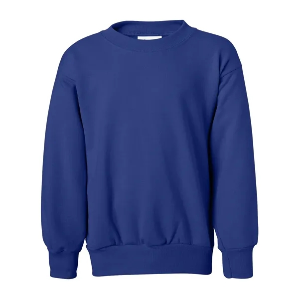 Hanes Youth Ecosmart® Crewneck Sweatshirt - Hanes Youth Ecosmart® Crewneck Sweatshirt - Image 12 of 29