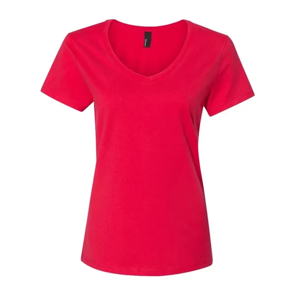 Hanes Women's Perfect-T V-Neck T-Shirt - Hanes Women's Perfect-T V-Neck T-Shirt - Image 2 of 29