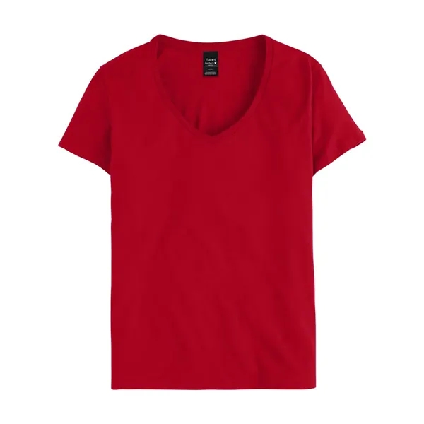 Hanes Women's Perfect-T V-Neck T-Shirt - Hanes Women's Perfect-T V-Neck T-Shirt - Image 10 of 29