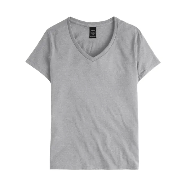 Hanes Women's Perfect-T V-Neck T-Shirt - Hanes Women's Perfect-T V-Neck T-Shirt - Image 13 of 29