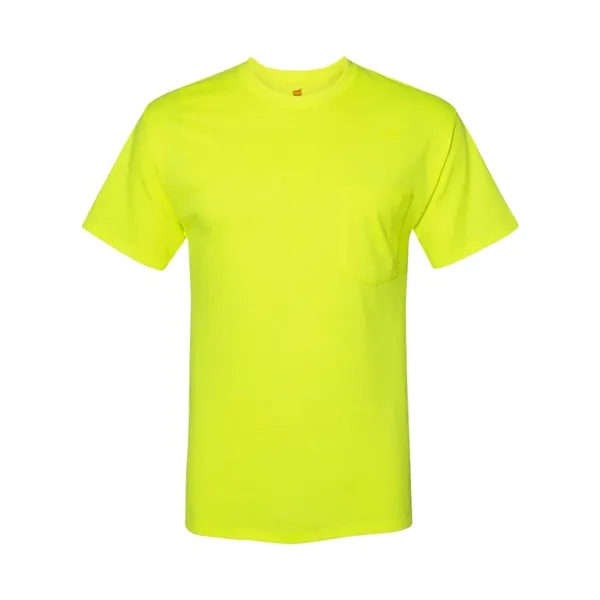 Hanes Unisex Workwear Pocket T-Shirt - Hanes Unisex Workwear Pocket T-Shirt - Image 7 of 10