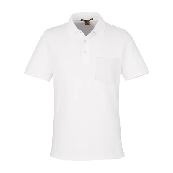 Harriton Men's Valiant Cotton Snag Protect Pocket Polo - Harriton Men's Valiant Cotton Snag Protect Pocket Polo - Image 7 of 8
