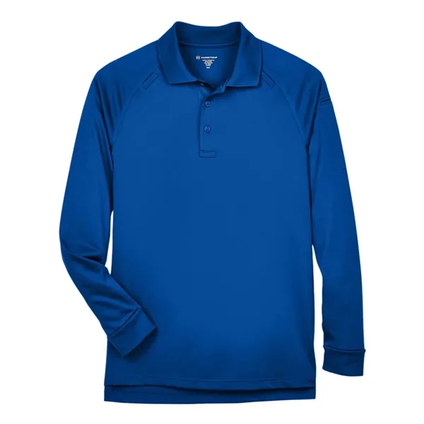 Harriton Men's Advantage Long Sleeve Tactical Polo - Harriton Men's Advantage Long Sleeve Tactical Polo - Image 17 of 20