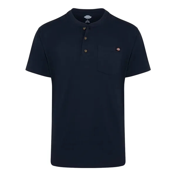 Custom Dickies Men's Heavyweight Traditional Short Sleeve Henley
