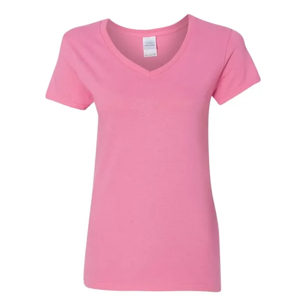 Custom Gildan Women's Heavy Cotton™ V-Neck T-Shirt