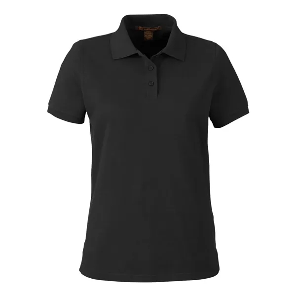 Custom Harriton Women's Valiant Cotton Snag Protect Polo