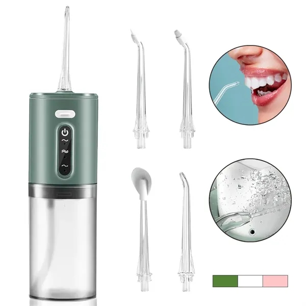 Water Dental Flosser 280ML Portable Oral Irrigator - Water Dental Flosser 280ML Portable Oral Irrigator - Image 0 of 6