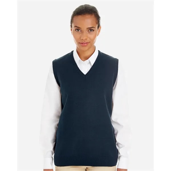 Harriton Women's Pilbloc™ V-Neck Sweater Vest