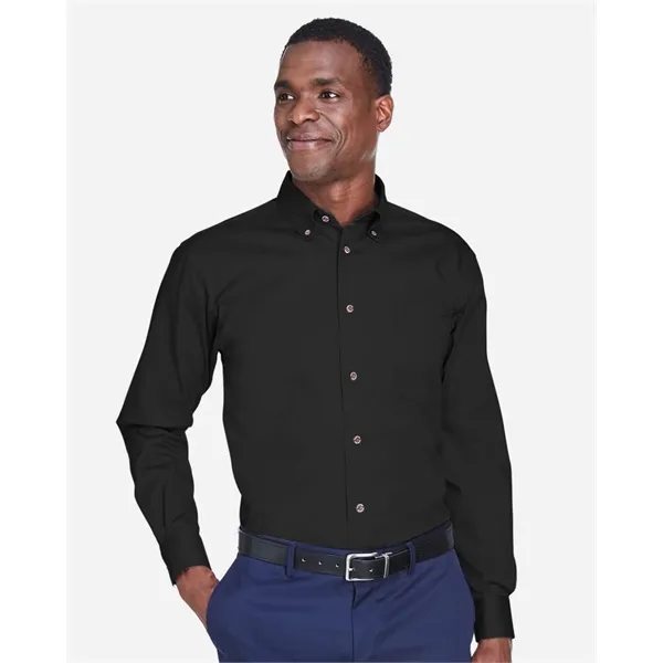 Harriton Men's Easy Blend™ Twill Shirt - Harriton Men's Easy Blend™ Twill Shirt - Image 0 of 30
