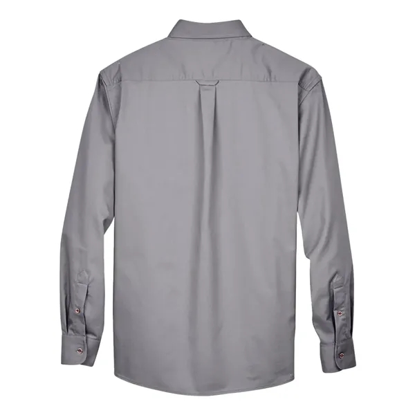 Harriton Men's Easy Blend™ Twill Shirt - Harriton Men's Easy Blend™ Twill Shirt - Image 4 of 30
