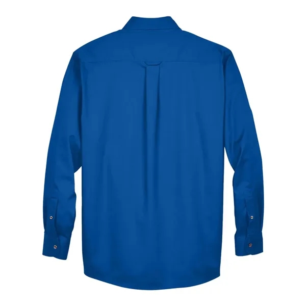 Harriton Men's Easy Blend™ Twill Shirt - Harriton Men's Easy Blend™ Twill Shirt - Image 8 of 30